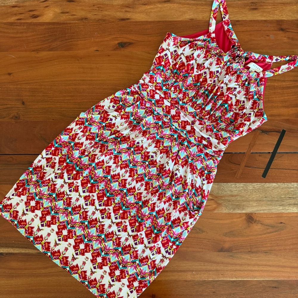🦊 Kenar Multicolor Abstract Print Dress